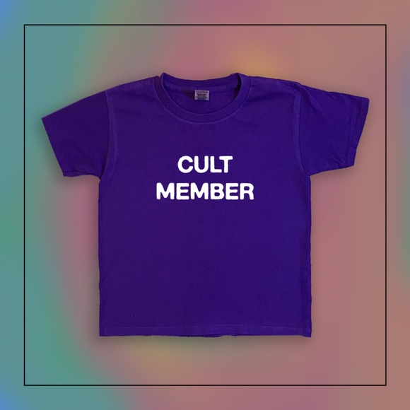 CULT MEMBER T Shirt, Y2K Aesthetic, Funny Shirt - Picture 8 of 9